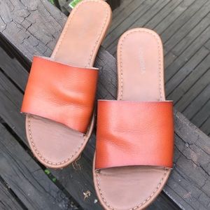Leather slides from Kohl’s